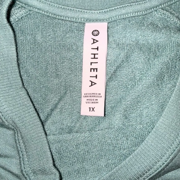 ATHLETA Mindset Sweatshirt - Women’s 1X Villa Teal - Picture 6 of 14
